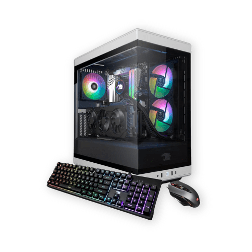iBUYPOWER Y40 White Gaming PC - Y40WI7N47T01 Best Pre-Built Gaming PC by iBUYPOWER
